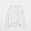 Tricou cu mâneci lungi și croi drept W