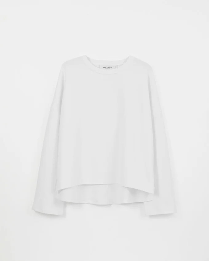 Tricou cu mâneci lungi și croi drept W