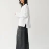 Tricou cu mâneci lungi și croi drept W