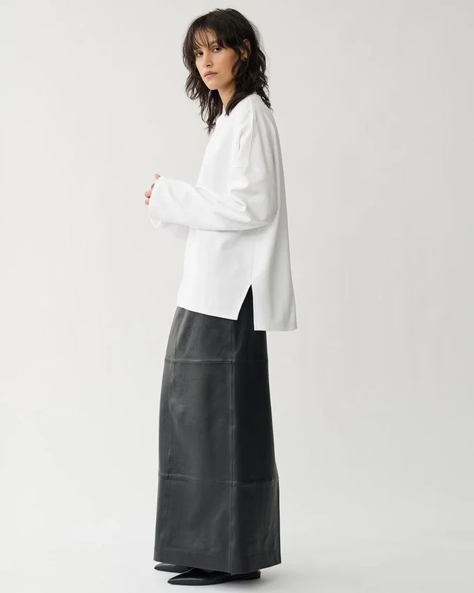 Tricou cu mâneci lungi și croi drept W