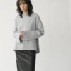 Tricou cu mâneci lungi și croi drept W